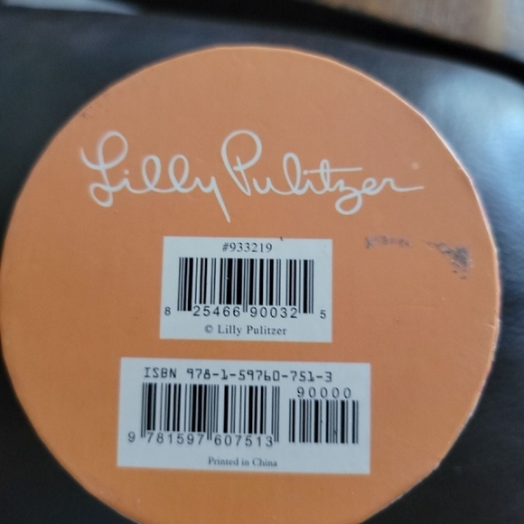 Lilly Pulitzer 8 Coaster Set. Pressed paper, cardboard tupe coasters - Picture 2 of 5